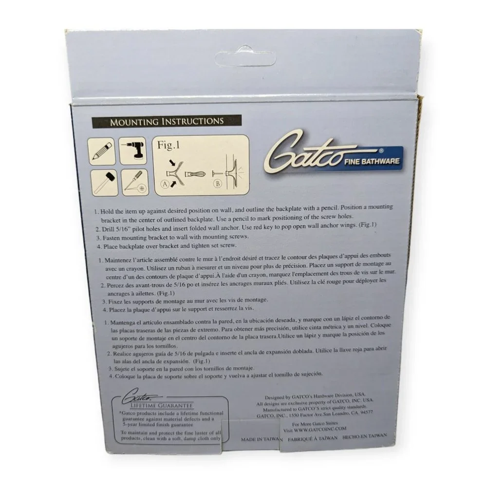 Gatco Marina Towel Ring